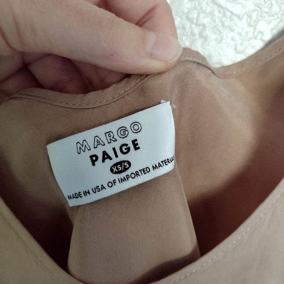 Margo Paige Washable Silk Midi Dress sz Xs/S - Picture 5 of 9